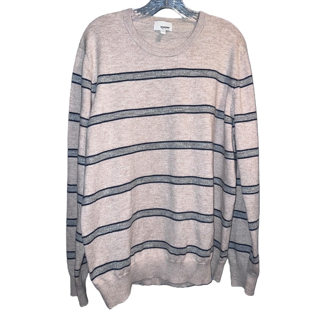 Sonoma Gray and Blue Sweatshirt